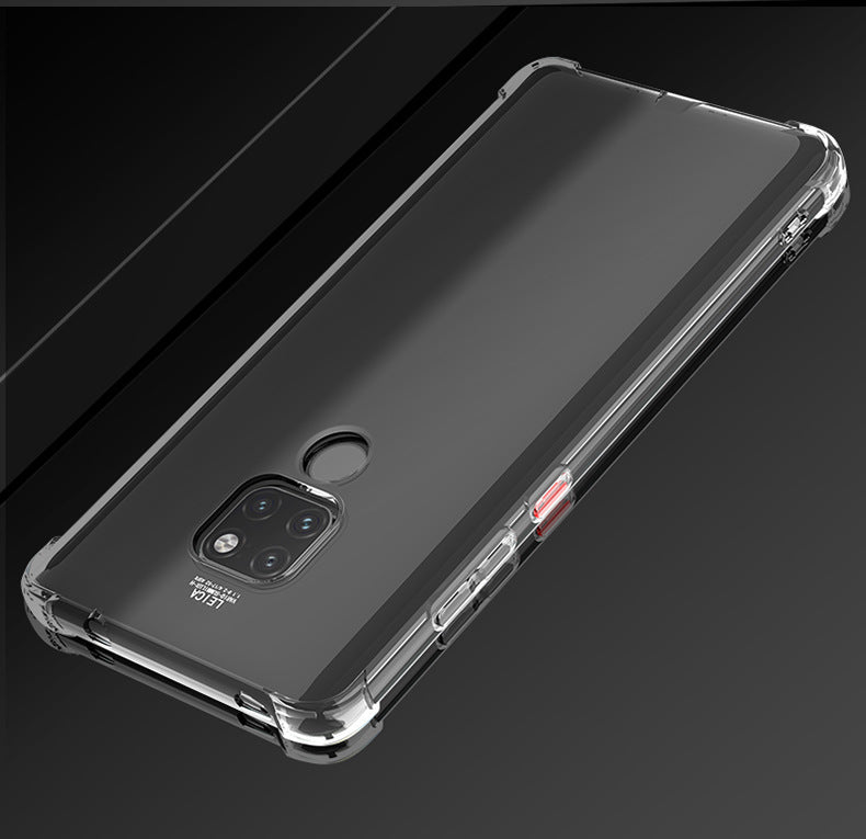 Huawei P30-P40 Modelle Stoßfeste Schutzhülle – Transparente Silikon-Schutzhülle