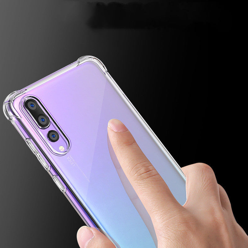 Huawei P30-P40 Modelle Stoßfeste Schutzhülle – Transparente Silikon-Schutzhülle