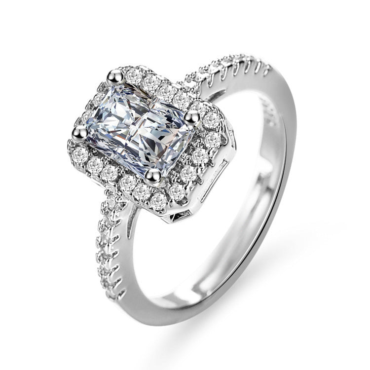 Simulation Moissanite Ring Frauen
