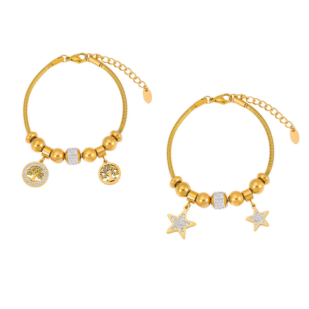 Europäisches und amerikanisches Xingyue Hollow Lucky Tree Diamond Series Lucky Beads Armband
