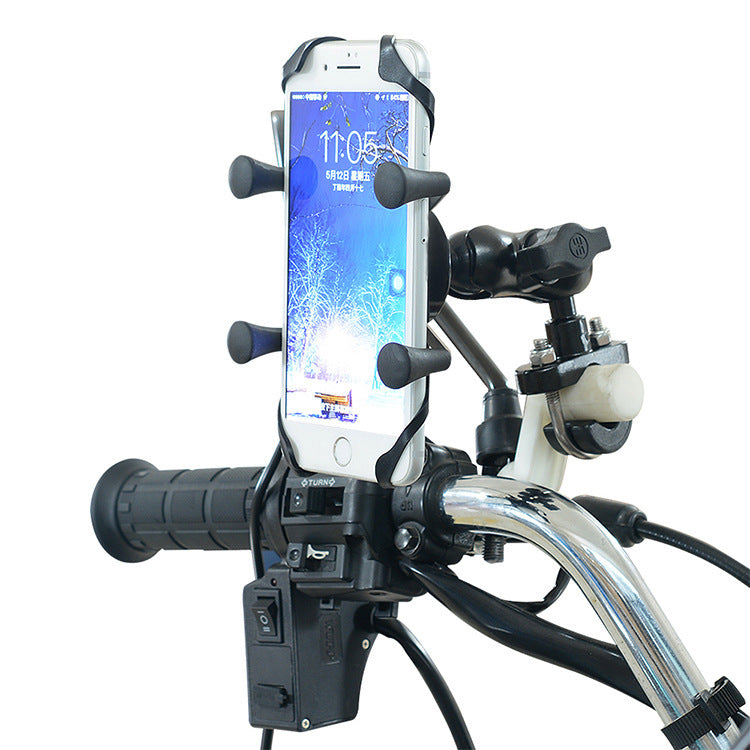Motorrad-Handyhalterung Modifikation E-Bike Fahrrad Zubehör Aluminiumlegierung Basis-Halterung
