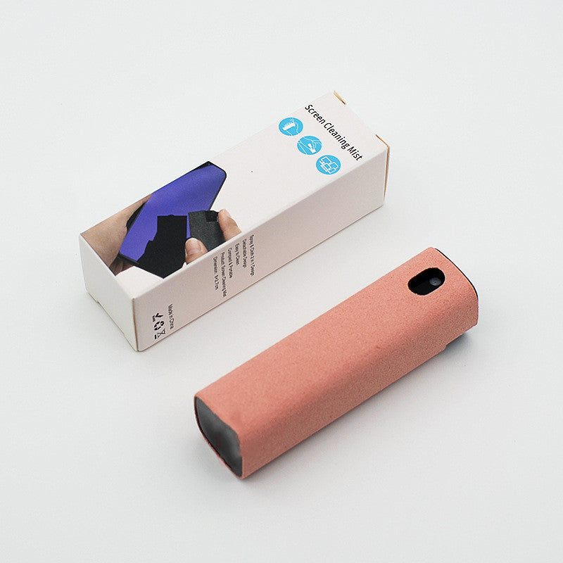 „Mobiler Bildschirmreiniger für Handy und Laptop mit integrierter Aufbewahrung“