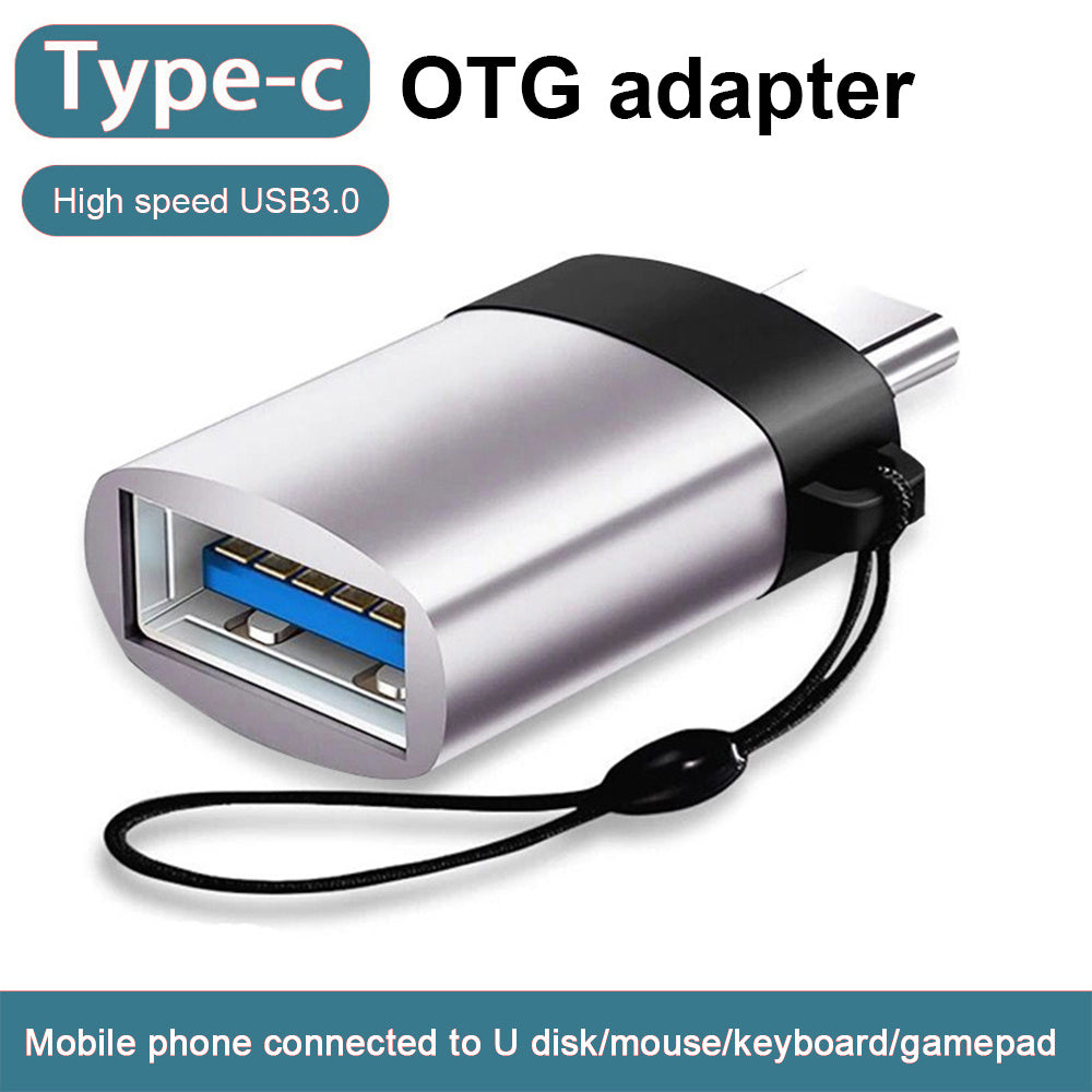 Typ-C-auf-USB3.0-Buchsenadapter mit Schlaufe