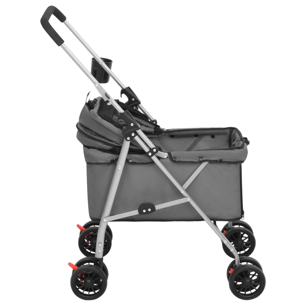 Faltbarer Hundewagen 76cm Hoch Oxford Stoff