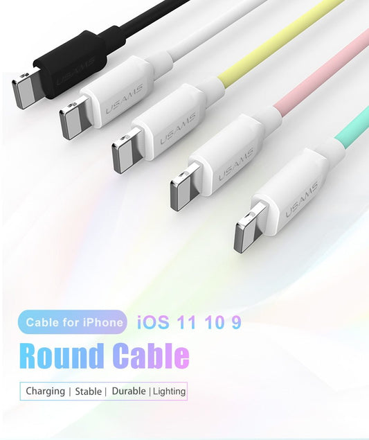 Kompatibel Mit USB Kabel Für Ladegerät X 8 7 6 6s Plus 5 5s SE, 2A 1M Mobile USB Daten Kabel Für Kabel Für Lightning Kabel