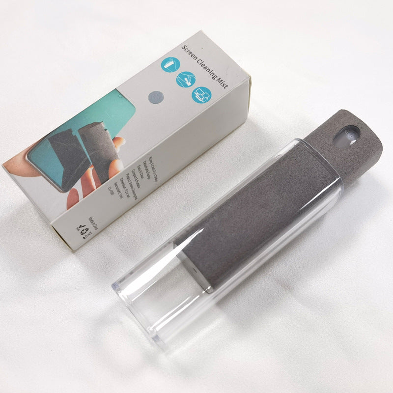 „Mobiler Bildschirmreiniger für Handy und Laptop mit integrierter Aufbewahrung“