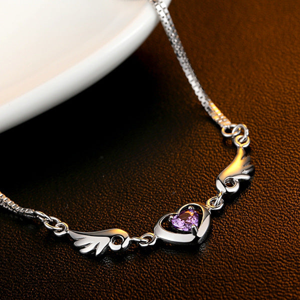925 Sterling Silber Schutzengel Armband