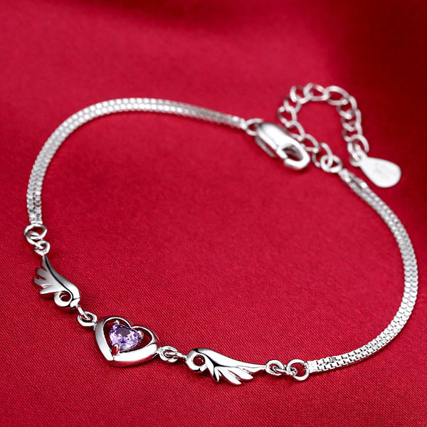 925 Sterling Silber Schutzengel Armband