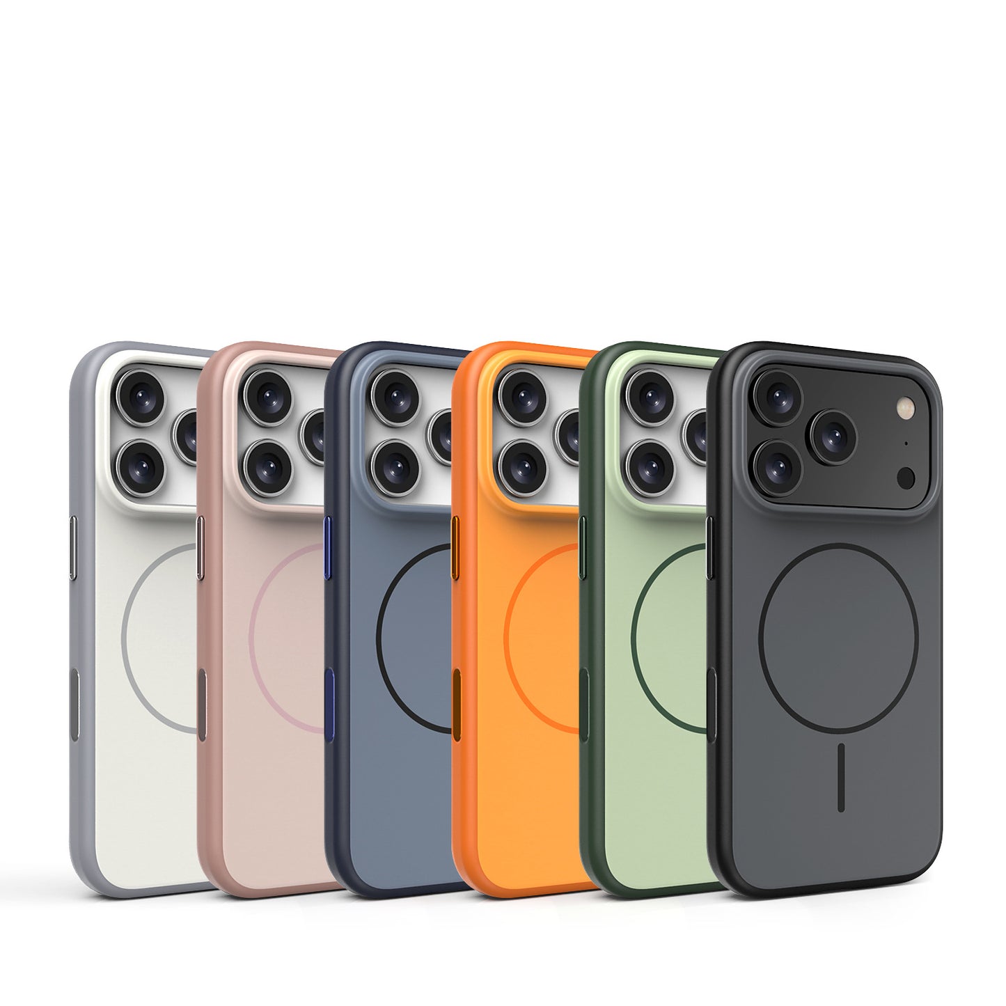 iPhone 17 Modelle/Mattierte magnetische Handy-Schutzhülle