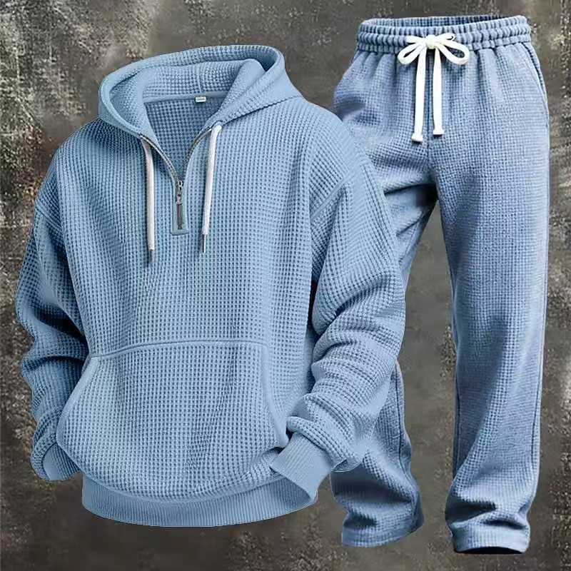 Sportliches zweiteiliges Set – Hoodie & Hose in minimalistischem Design