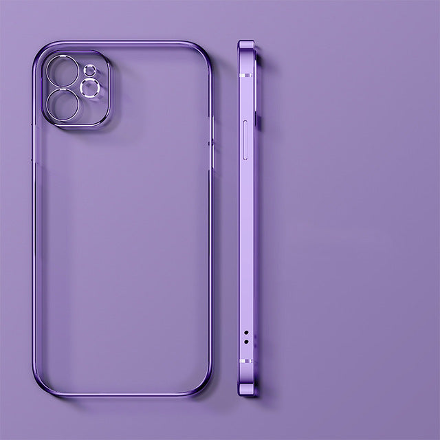 Für iPhone 12 Pro Max Transparente, ultradünne All-inclusive-Hülle