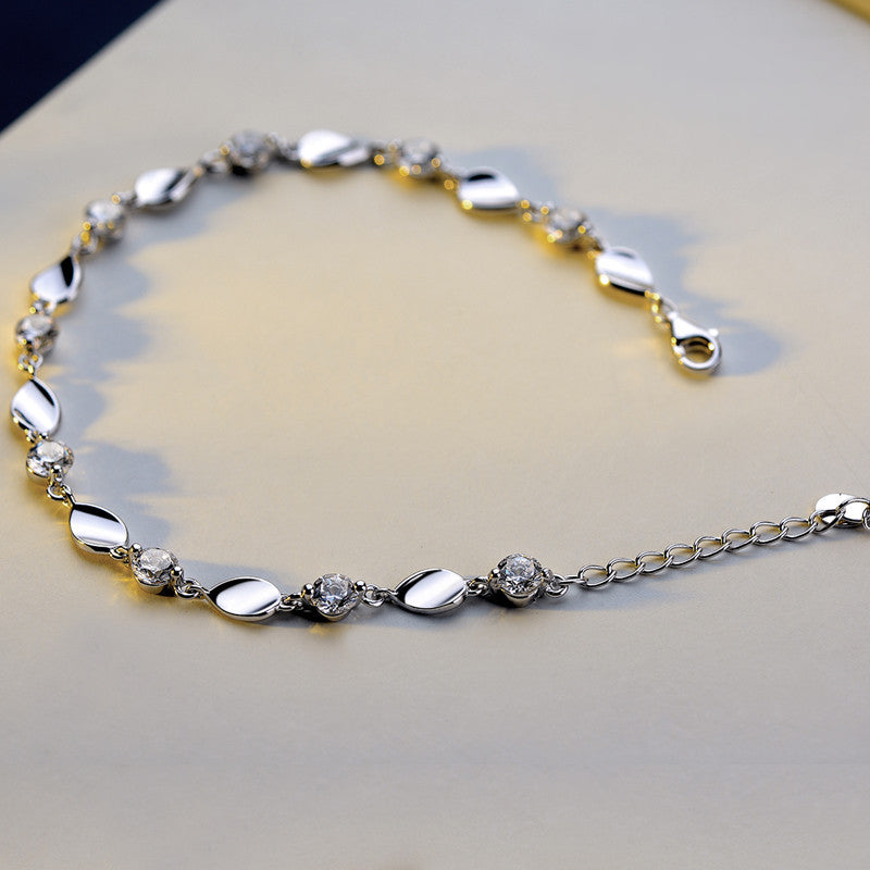 Armband aus diamantbesetztem 925er Sterlingsilber