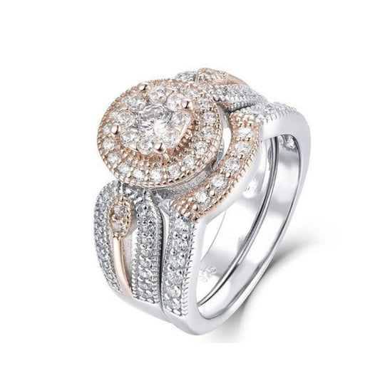 Ring künstlichem Edelstein / Halbedelstein europäischen und amerikanischen, Frauen Engagement Ring