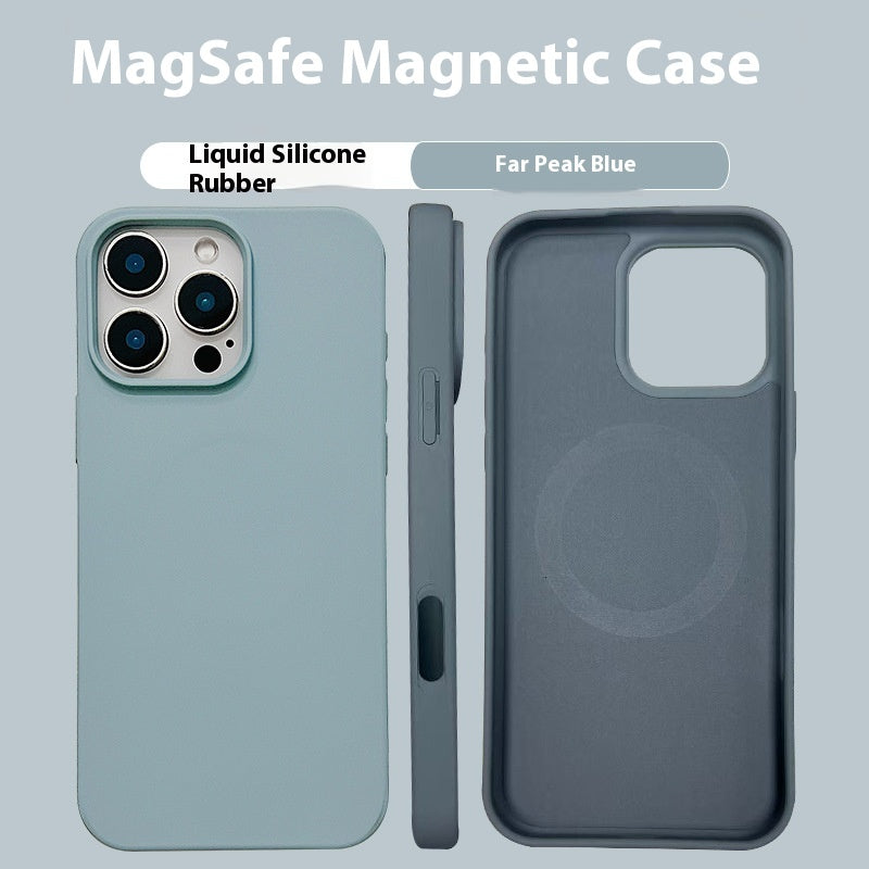 iPhone 11-16 Modelle/ TPU Flüssige magnetische Schutzhülle