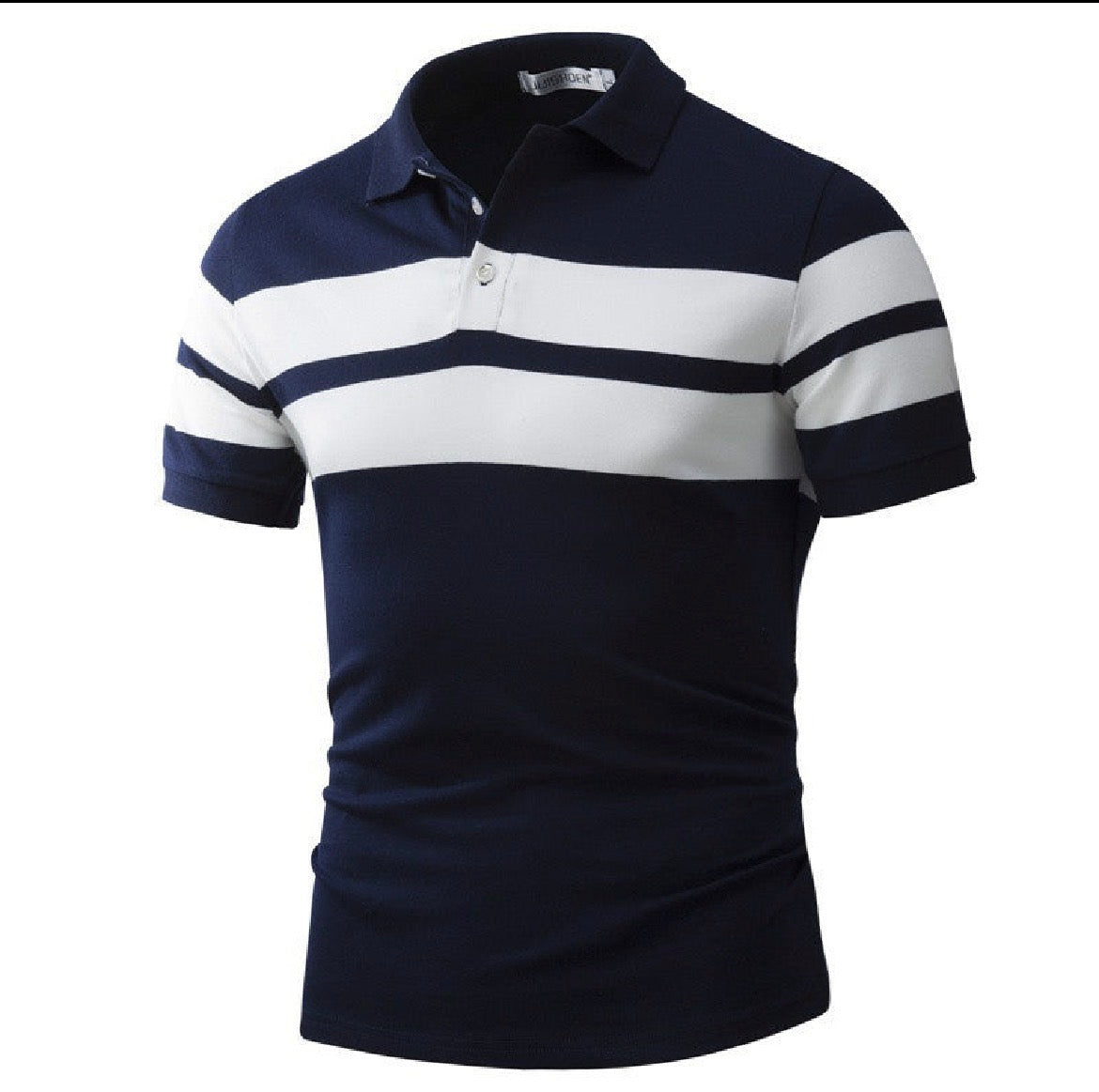 Gr.M-3XL / Gestreifte Kurzarm Polo T-shirt Europäische Amerikanische Freizeit Slim-Fit