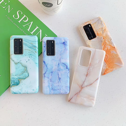Marmorierte Huawei-Smartphone-Hülle
