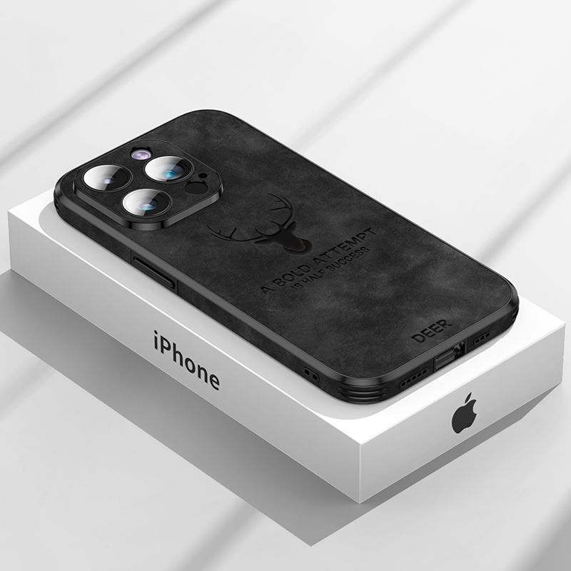 iPhone 12-16 Modelle/ Schale Luxus High-End Ledertasche