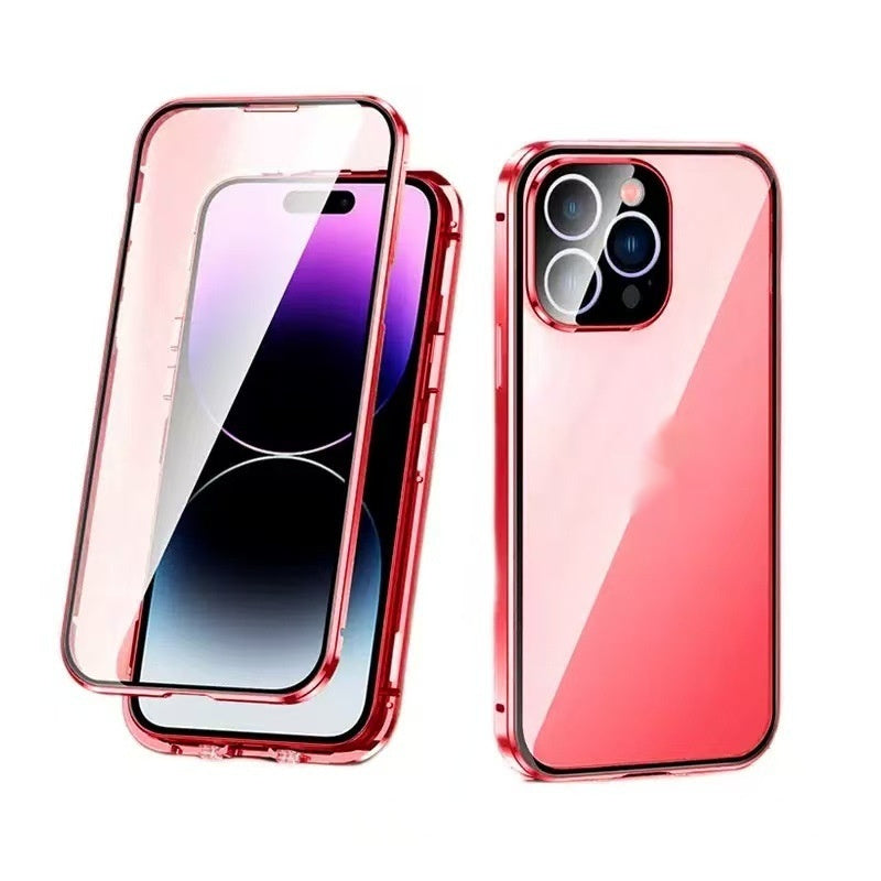 iPhone 17 Modelle/ Magnetische doppelseitige Glas-Schutzhülle 360*