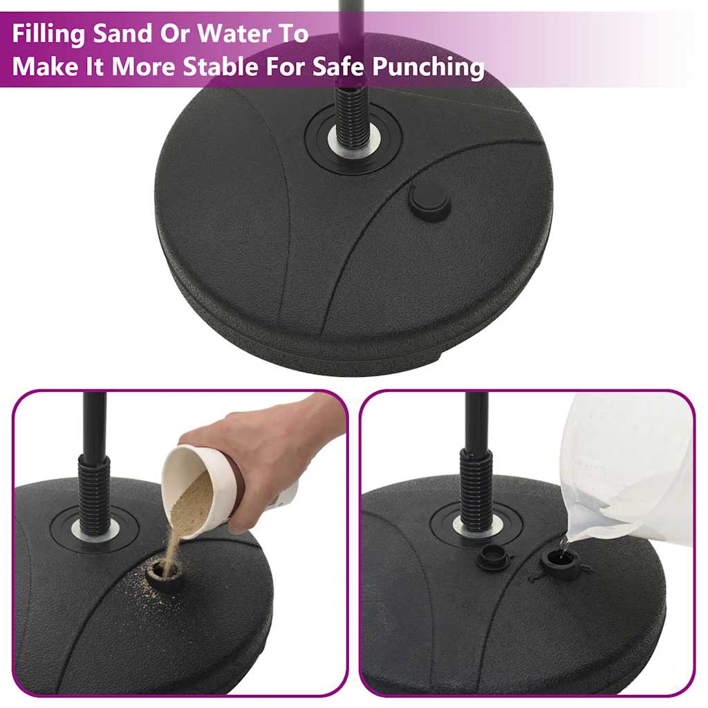 Boxball mit Ständer, Handschuhen & Pumpe 81-122 cm