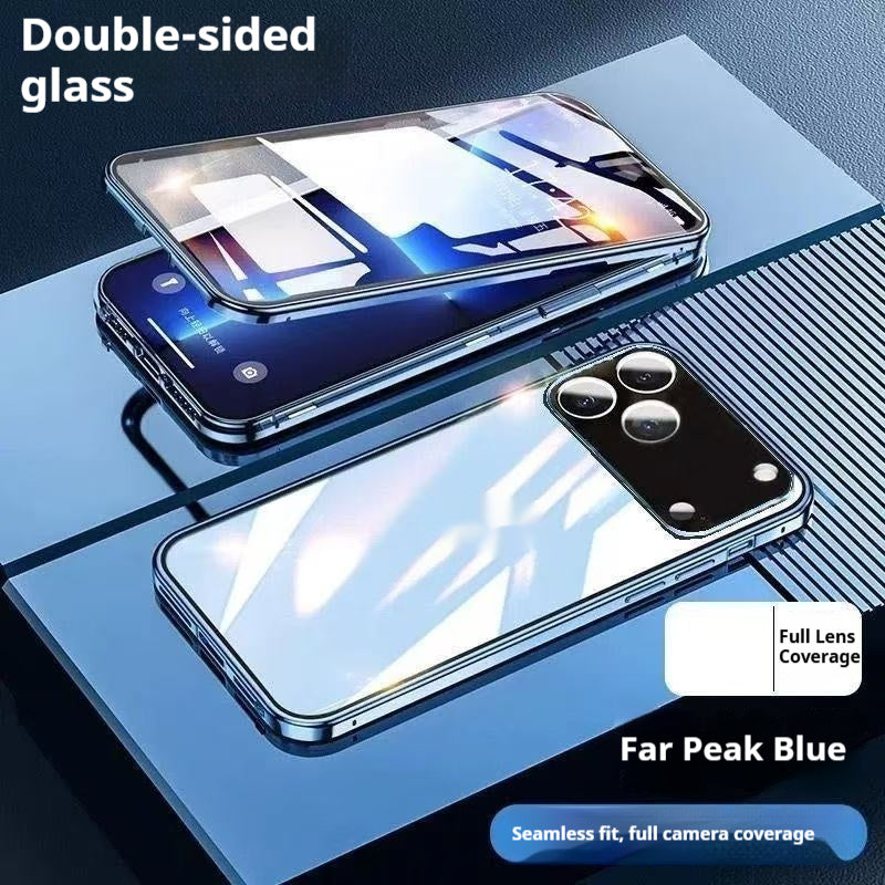 iPhone 17 Modelle/ Magnetische doppelseitige Glas-Schutzhülle 360*