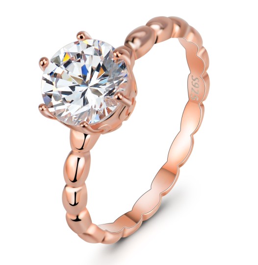 925 Silber Diamant Ring
