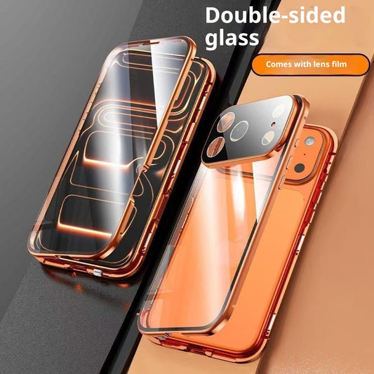 iPhone 17 Modelle/ Magnetische doppelseitige Glas-Schutzhülle 360*