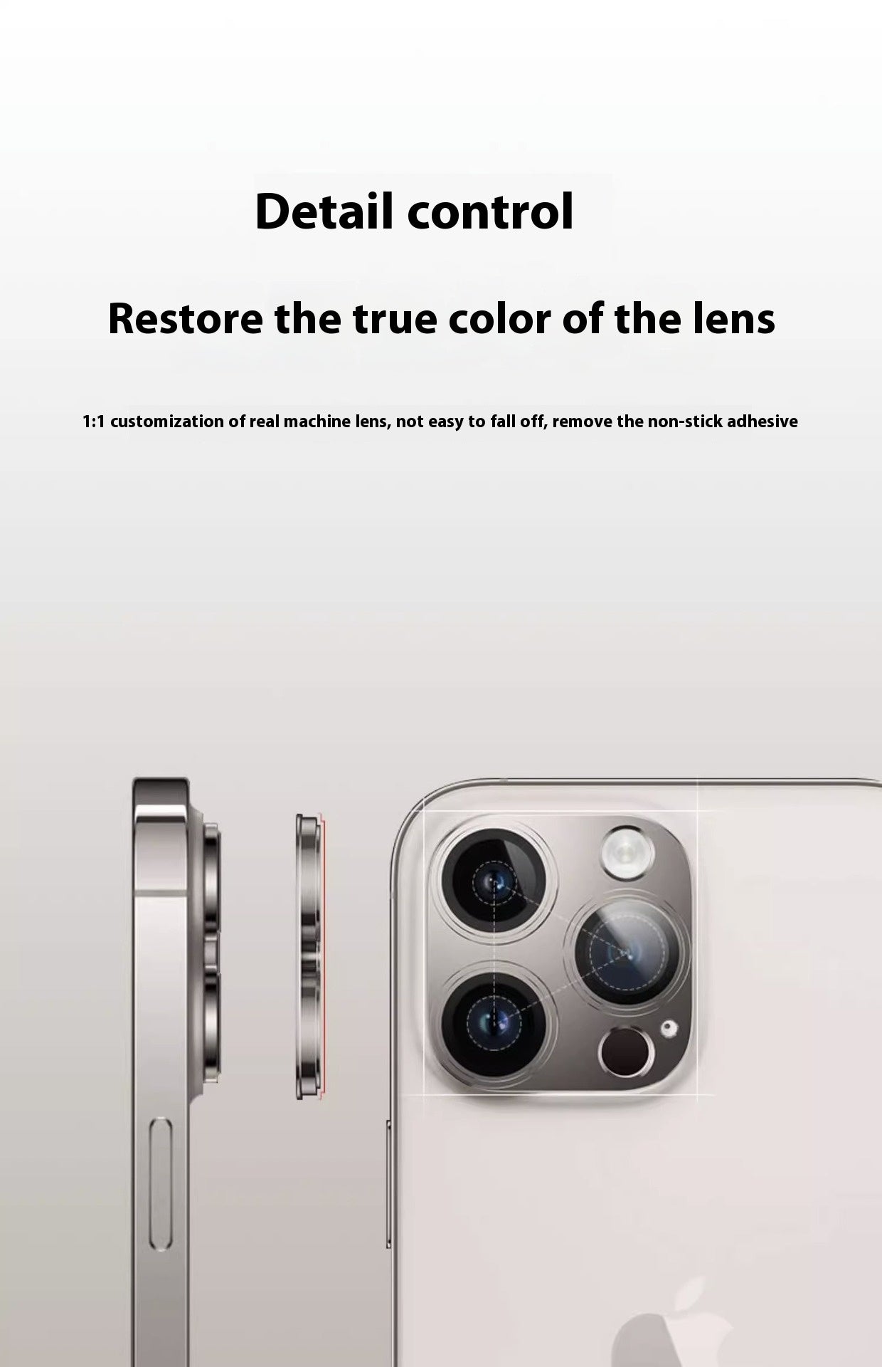 Rund um Schutz Rückkamera für iPhone Modelle