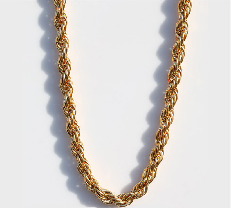 Hip Hop Stil Wave Twist Halskette Armband