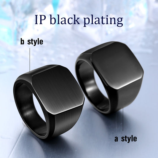 Beier neuer Edelstahlring Top-Qualität Hochglanzpoliertes Siegel Solid Biker Ring für Männer Mode Schmuck