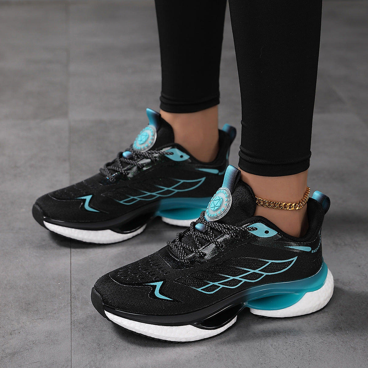 Leichte Stoßdämpfende Mesh Laufschuhe für Sport