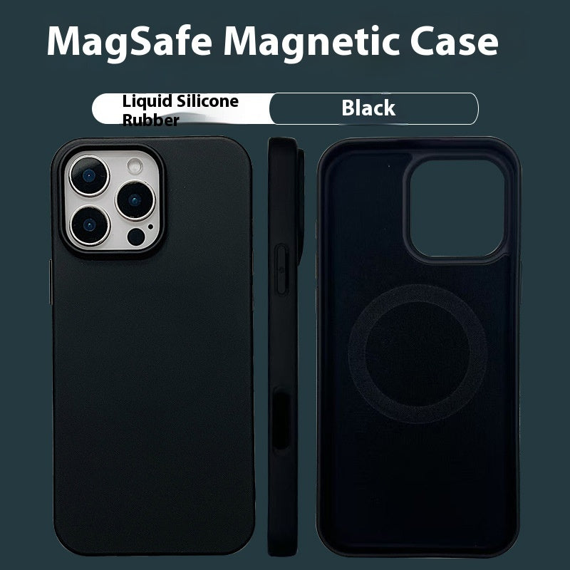 iPhone 11-16 Modelle/ TPU Flüssige magnetische Schutzhülle
