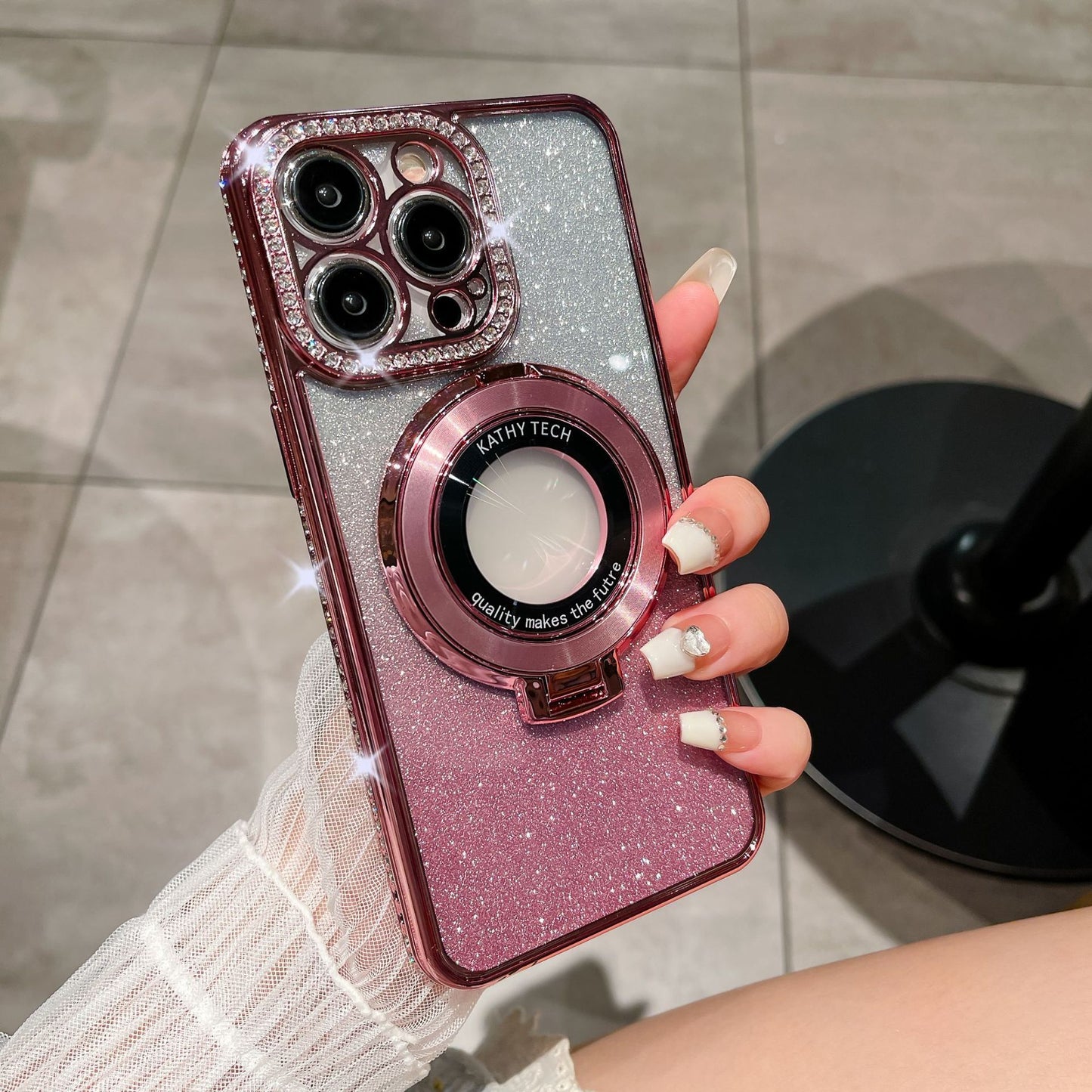 Glitter TPU Galvanisierung Magnetische Halterung