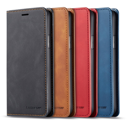 Xiaomi & Redmi Magnetische Flip-Retro-Karten-Brieftasche