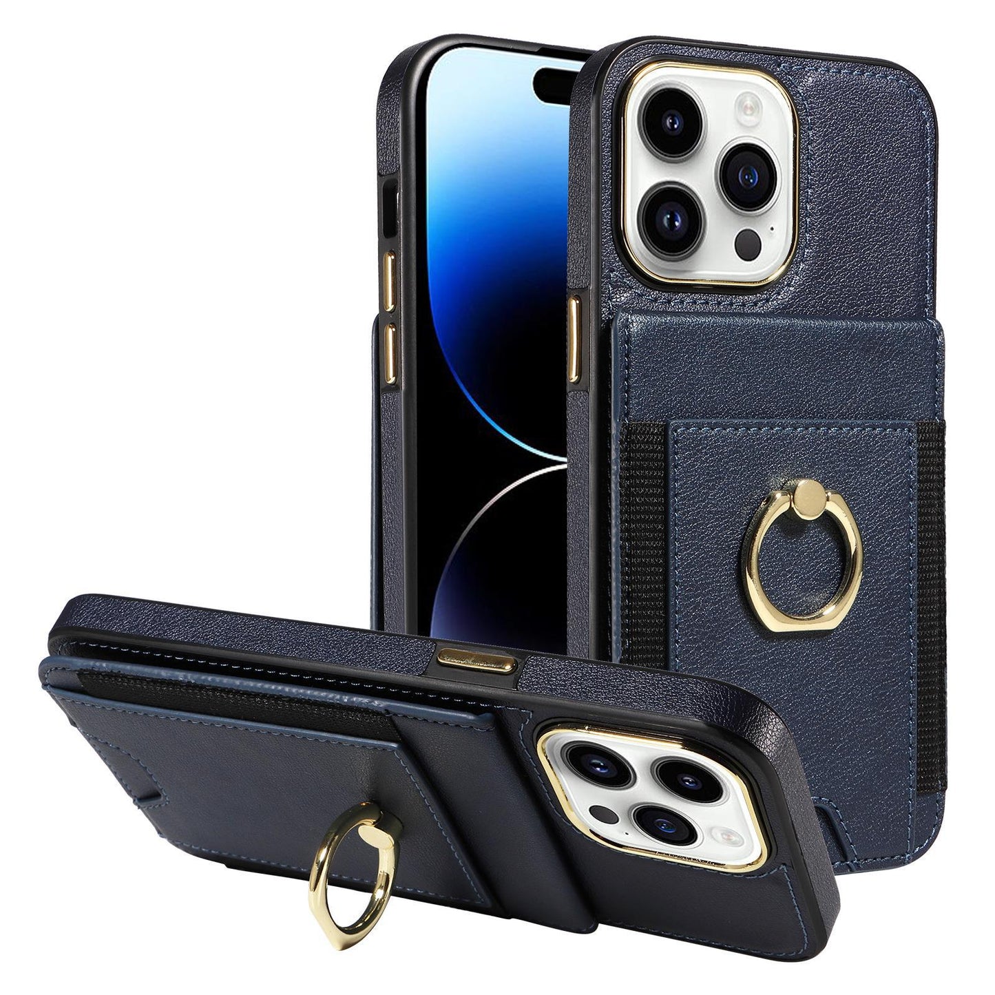 iPhone 15 Modelle Schutzhülle Rückseite Halter Karteneinsatz