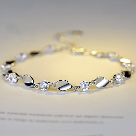 Armband aus diamantbesetztem 925er Sterlingsilber