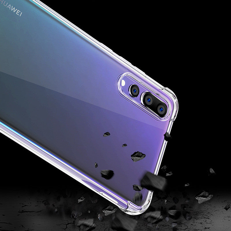 Huawei P30-P40 Modelle Stoßfeste Schutzhülle – Transparente Silikon-Schutzhülle