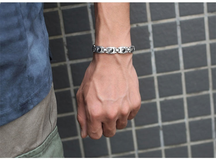 Titan Stahl Armband Schmuck für Männer