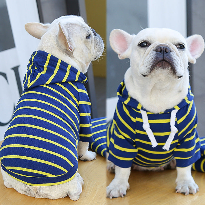 Haustier Hund Katze Hoodie Gestreifte Kleidung