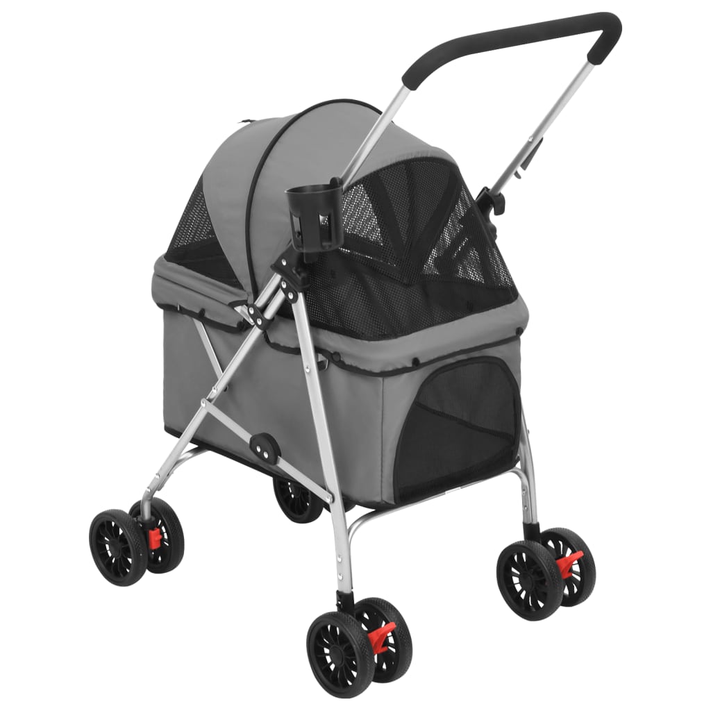 Faltbarer Hundewagen 76cm Hoch Oxford Stoff
