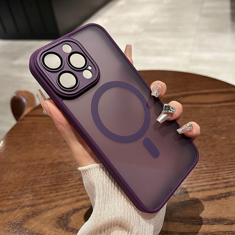 iPhone 11-15 Modelle/  Neues Magnetisches Mattes Hautgefühl