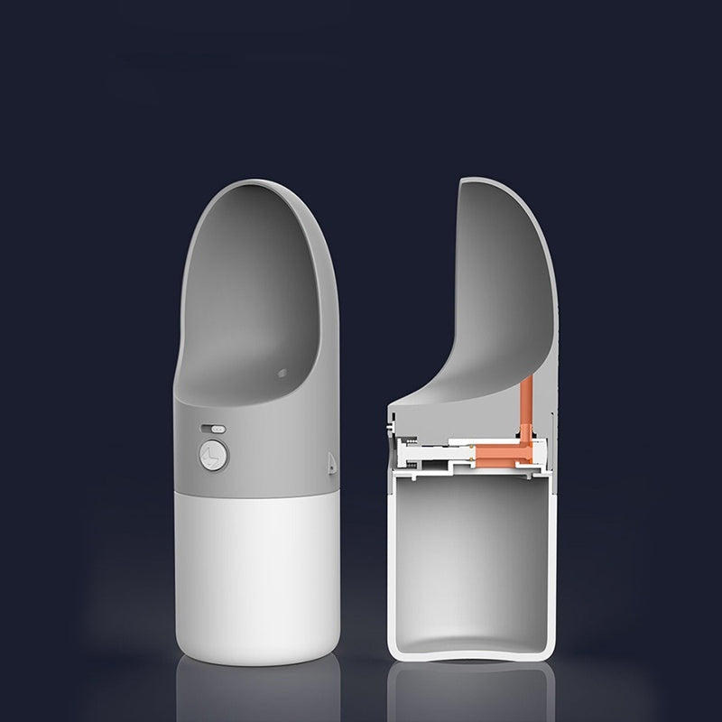 Haustier-Trinkbecher Haustier-Wasserflasche Bequem Einfach zu bedienen-Spritzer-Spritz-Proof One-Key Lock ABS Standard