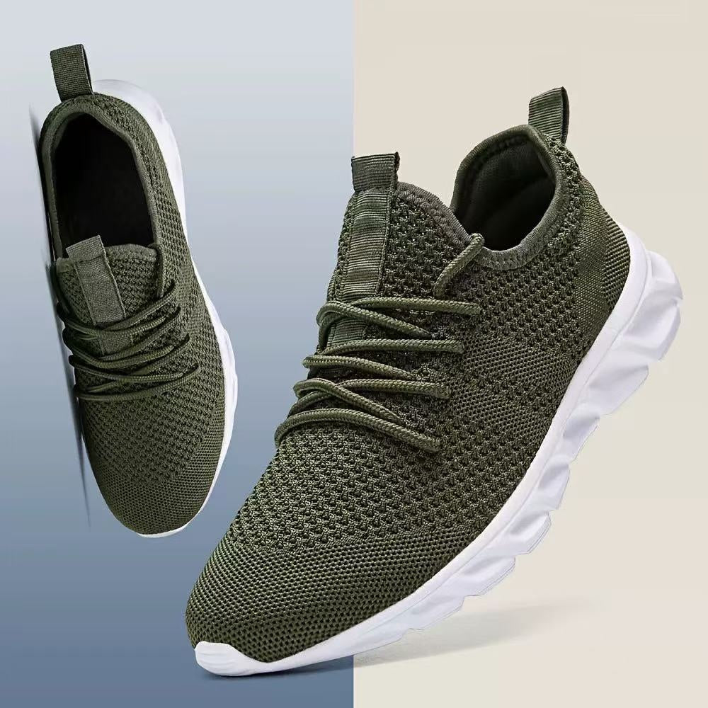 Herren Casual Sport Schuhe Licht Turnschuhe Weiß Outdoor Atmungsaktiv