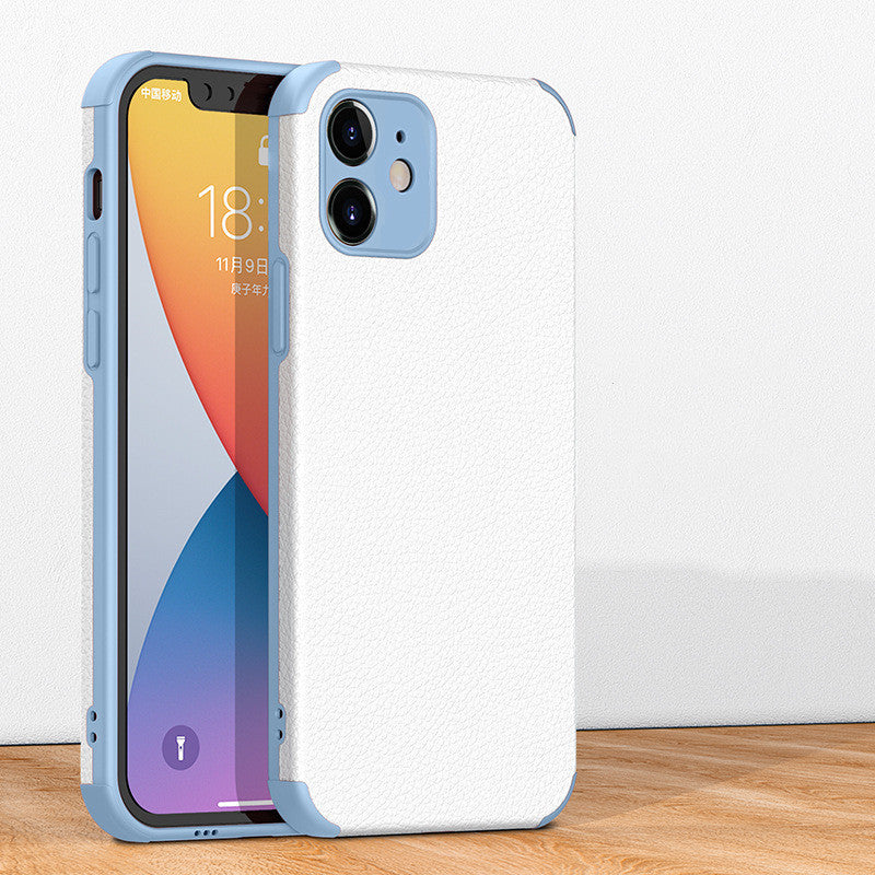 Für iPhone-Modelle Ledertasche Smartphone-Hülle TPU