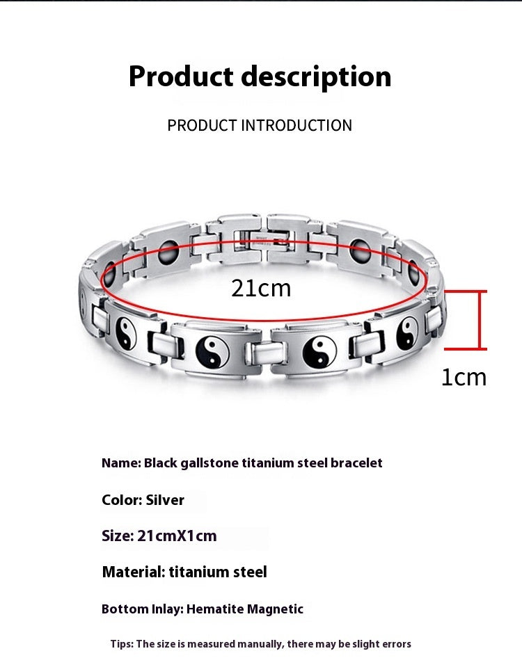Titan Stahl Armband Schmuck für Männer