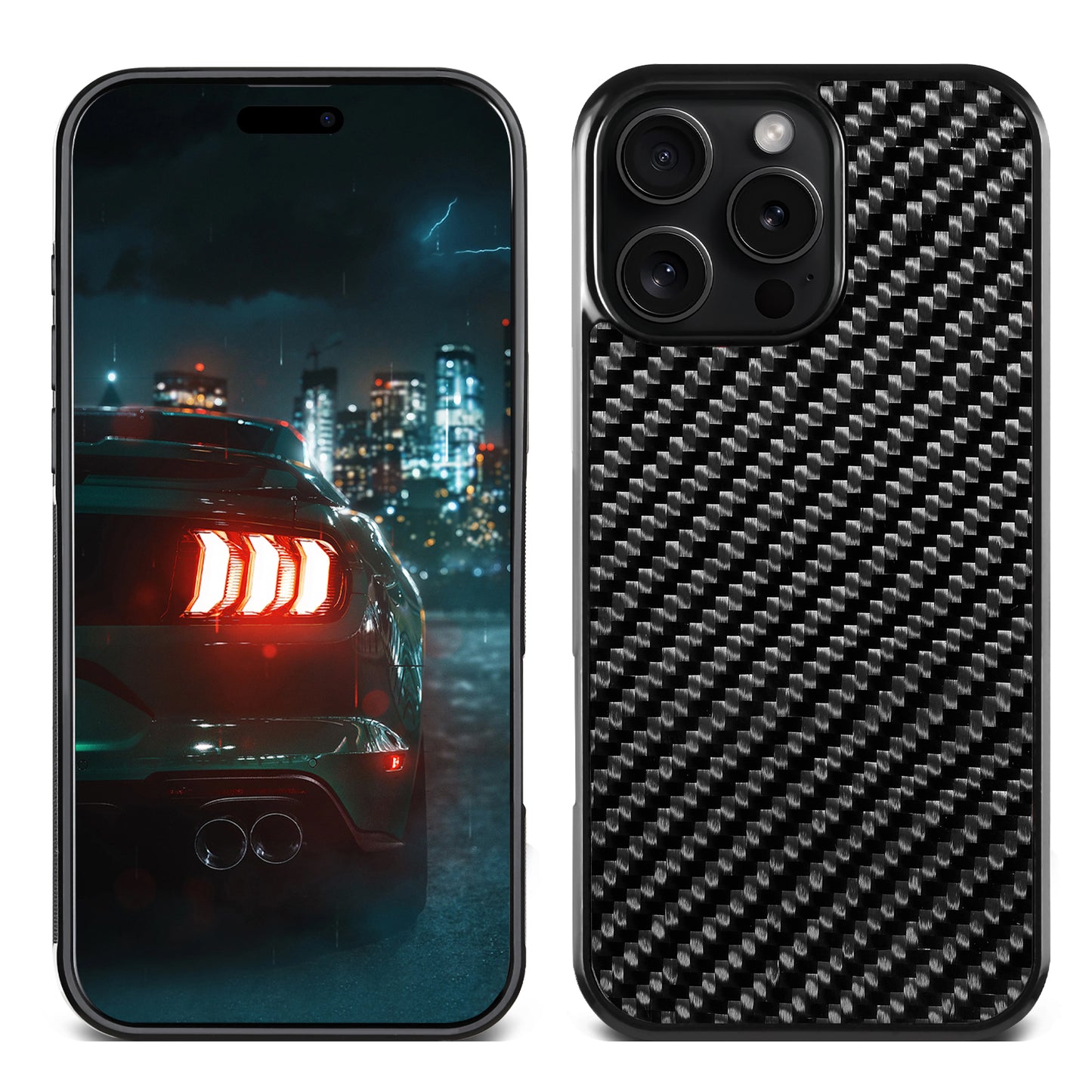 iPhone 13-17 Modelle/ Twill Schwarz