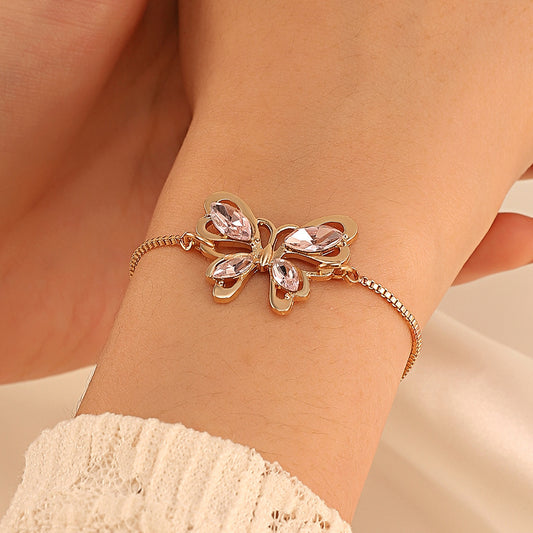 Einfaches Temperament Nische Design Ausziehbares Damenarmband