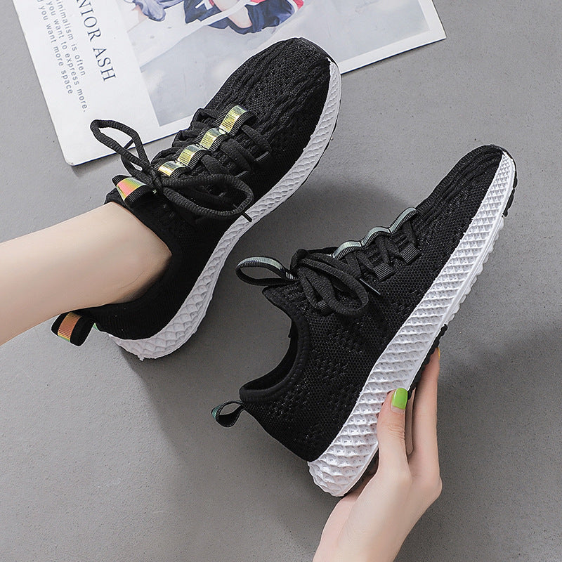 Neue Stil Fliegen Gewebte Socken Schuhe Casual Sport Schuhe Frauen Laufschuhe