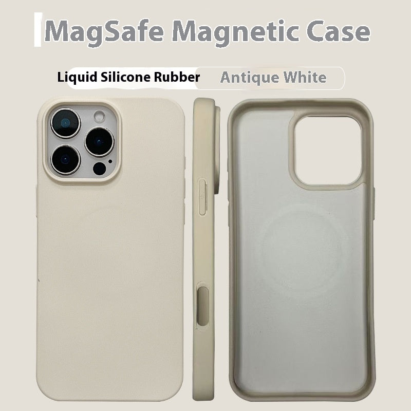 iPhone 11-16 Modelle/ TPU Flüssige magnetische Schutzhülle