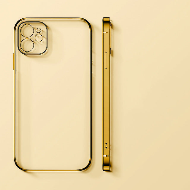 Für iPhone 12 Pro Max Transparente, ultradünne All-inclusive-Hülle
