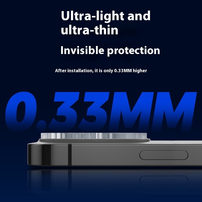iPhone Kameraschutz Objektivschutz Gehärtetes Glas Integrierte Kameraschutzfolie